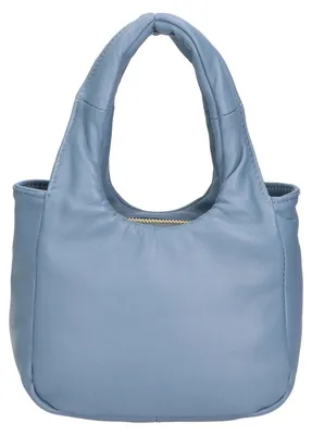 Zdjęcie produktu dla Damska Torebka Skórzana Nappa z Wymiennym Paskiem  Italy Taupe Mediun UNICA 17x24x8 cm