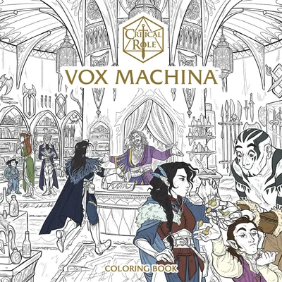 Produktbild von Critical Role: Vox Machina Coloring Book