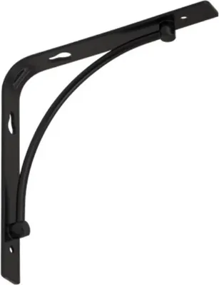 Produktbild von Wspornik półki 150 x 150 mm Wspornik półki Wspornik półki Wspornik ścienny Retro czarny
