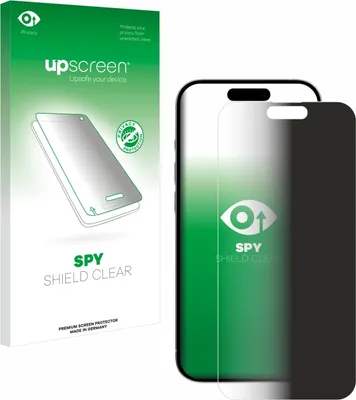 Produktbild von Für Apple iPhone 15 Pro Max Sichtschutzfolie Schutzfolie upscreen Anti-Spy Privacy Sichtschutz Blickschutz Display Schutz Folie Blaulichtfilter