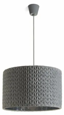 Image de AINO 40 suspension gris chrome 230V LED E27 15W