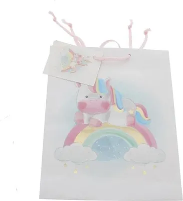 Produktbild von Geschenktasche Einhorn - ca. 17,5 x 9,5 x 23 cm