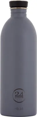 Produktbild von 24Bottles Urban Bottle, 1000 ml, Tägliche Nutzung, Grau, Edelstahl, Schraubdeckel, Drehen