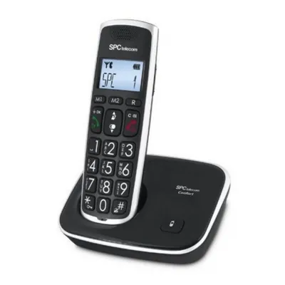 Zdjęcie produktu dla SPC 7608N, Telefon w systemie DECT, Głośnik, 20 wejścia, Nazwa i identyfikacja dzwoniącego, Czarny