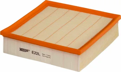 Produktbild von Luftfilter HENGST FILTER E22L für VW TRANSPORTER III Bus Filtereinsatz