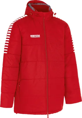 Produktbild von DERBYSTAR Hyper Stadionjacke, Gr.M, rot weiss