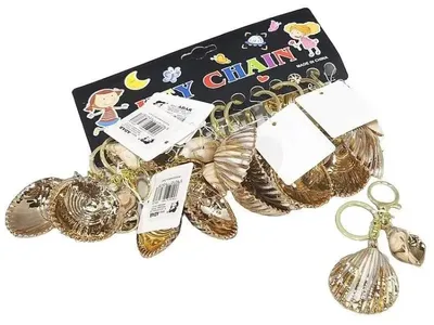 Image de Porte-clés en coquillages (12 pièces) - ADAR