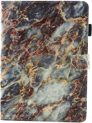Produktbild von Mobigear Marble iPad 6 (2018) Schutzhülle, Klapphülle - Braun