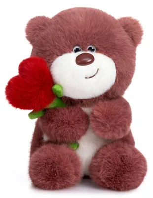 Produktbild von Solidchoice – Teddybären mit Rosen für Valentinstag und als Geschenk