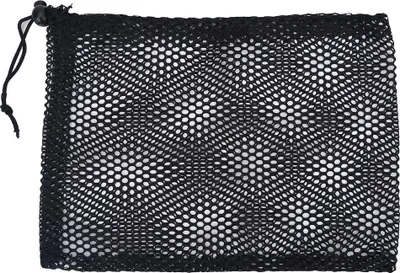 Obrázok produktu pre Čierna sieťovaná taška na golfové loptičky so sťahovacou šnúrkou (L)