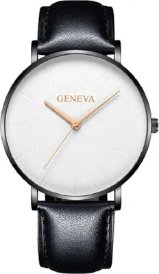Produktbild von Elegante Simon-Uhr für Herren in Weiß/Schwarz – Modern und Vielseitig KP15453
