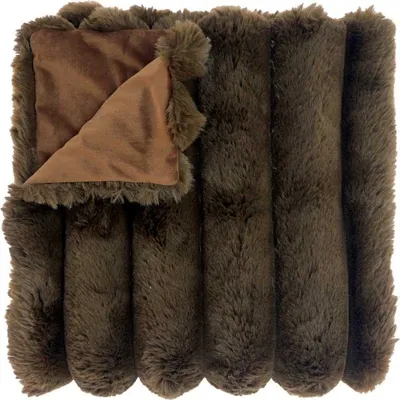 Produktbild von Unique Living - Plaid Liebe Taupe 150x200