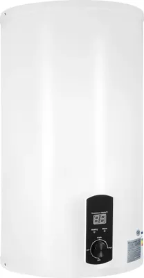 Obrázok produktu pre Elektrický ohrievač vody – vertikálny – 70 l – 2000 W – digitálny displej – 220 V – 41×75 cm – biely