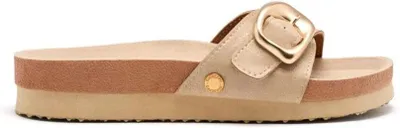 Imagen del producto de Sandalias de la marca Gioseppo, modelo Walpole, color dorado