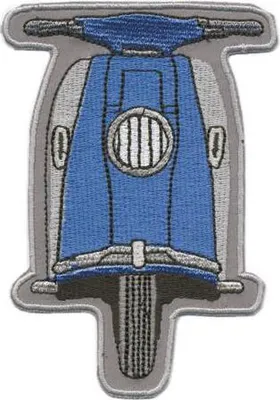 Produktbild von Aufnäher - Roller - 06046 - Gr. ca. 12 x 8 cm - Patches Stick Applikation