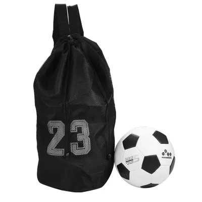 Obrázek produktu pro Taška na míč, síťovaný batoh, taška na šňůrku, batoh na šňůrku, sportovní taška na šňůrku, taška na míč na šňůrku