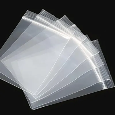 100 Grip-Verschlussbeutel, 70 x 105 mm, wiederverwendbar, transparent