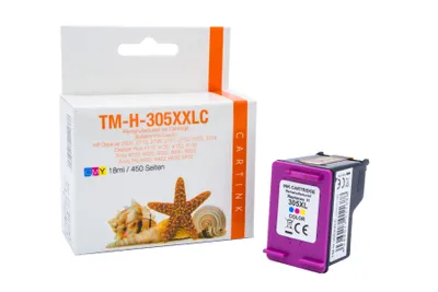 Produktbild von HP 305 farbig XXL Refill Tinte Color für HP / 3YM63A / Ca. 450 Seiten / 125 mehr Inhalt