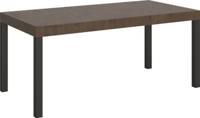 Produktbild von Ausziehbarer Tisch 90x180/440 cm Everyday Walnuss-Anthrazit-Gestell