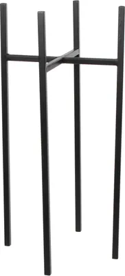 Image de Mica Decorations Ascot Support pour plantes - L24 x l24 x H55 cm - Métal - Noir