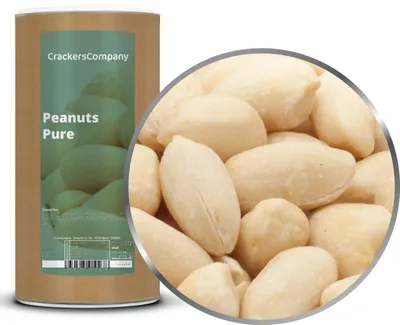 Produktbild von CrackersCompany Erdnüsse Pur (Peanuts Pure), Membrandose 750 g