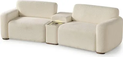 Obrázok produktu pre Dizajnová 4-miestna pohovka Luxusný čalúnený nábytok do obývačky Moderný textil