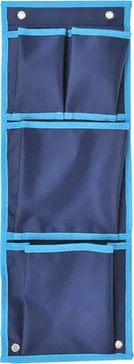 Immagine prodotto di Organizzatore da appendere Organizzatore da appendere in tessuto da campeggio caravan camper roulotte barca tenda 20 x 57 cm blu