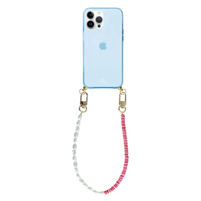 Produktbild von Island Girl Cord Hülle Blue - Short Cord  - Kompatibel mit iPhone 15 Pro Max