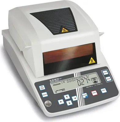 Produktbild von KERN & SOHN Feuchtebestimmer, 0,06 kg, Weiß