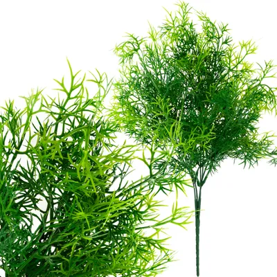 Image de Bouquet Branche Artificielle Verte Densité Feuilles Décoratives Roseau