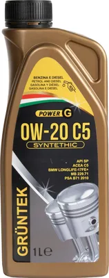 Immagine prodotto di Gruntek GRUNTEK ÖL 0W20 C5 1LT