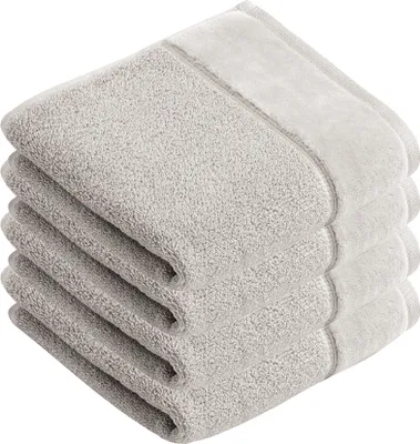 Produktbild von 4er Pack Gästetuch Pure von der Marke Vossen 40 x 60 cm