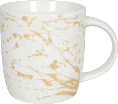 Immagine prodotto di Könitz Becher Golden Splash, Kaffeebecher, Tasse, Kaffeetasse, Bone China, 350 ml, 11 7 275 2628