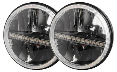 Obrázok produktu pre LED svetlomety, diaľkové a nízke svetlo, schválené podľa noriem DOT, s funkciou denného svietenia
