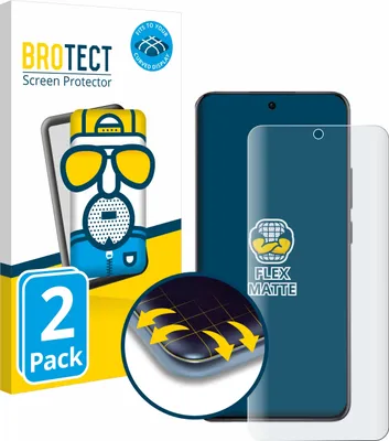 Produktbild von 2x BROTECT Fullscreen Schutzfolie für Oppo Reno 12 Pro Displayschutz Folie Fullcover Matt Entspiegelungsfolie