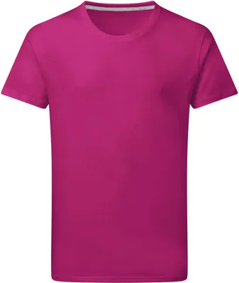 Produktbild von SG SGTee | Perfect Print Tagless Tee - Herren T-Shirt - Farbe: Dark Pink - Größe: M