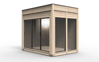 Produktbild von Campinghaus Gartenhaus Haus Holzhaus Ferienhaus Häuschen Camping 245x245x318