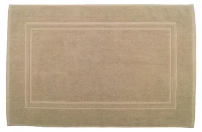 Produktbild von Julie Julsen® Badvorleger Duschvorleger Doppel Rahmen Sand,50 x 40 cm