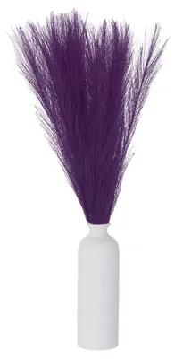 Künstliches Pampasgras, 30 Stück, 61 cm, lila, für Dekoration