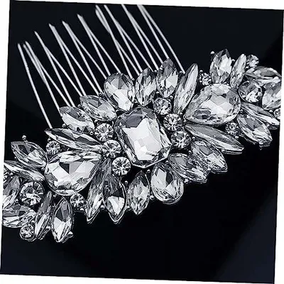 Produktbild von Kristall Steckkamm aus Legierung als Elegantes Haaraccessoire
