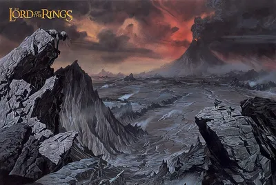 Produktbild von Poster The Lord of the Rings Mount Doom 91.5x61cm