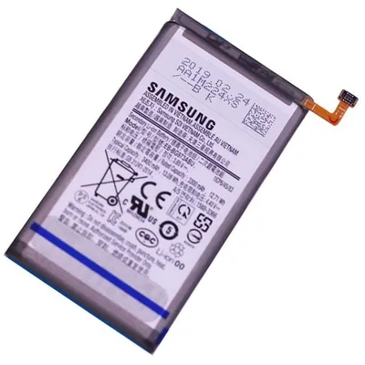 Produktbild von Akku für Samsung Galaxy S10 Li-Ion 3,85 Volt 3300 mAh silberfarben