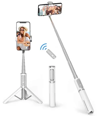 Obrázek produktu pro Stativ pro selfie tyč, 3 v 1, výsuvný hliníkový stativ pro telefon s Bluetooth dálkovým ovládáním