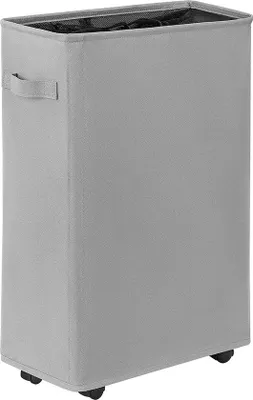Productafbeelding van Famanu wasmand, inklapbaar, waterafstotend, met wielen - 44 liter, grijs