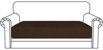 Obrázek produktu pro Potah na sedací polštář, elastický, pro 2 osoby, geometrický design, protiskluzový, 360° ochrana