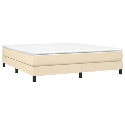 Produktbild von "Winter Sale" Klassische Betten - Creme BoxspringBettgestell - Doppelbett Creme 160x200cm Stoff DE9647427