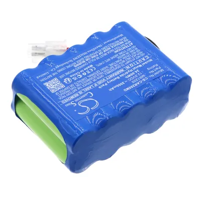 Image de TECHTEK Batterie compatible avec [Cardioline] ECG200L, ECG200S remplace 17001237, pour 80608069, pour GO220AAH10WMXZ, pour GP220AAH10WMX2, pour GPRHC