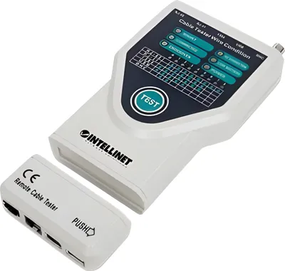 Produktbild von INTELLINET Kabeltester 5-in-1 RJ45/RJ11/USB/FireWire/10Base