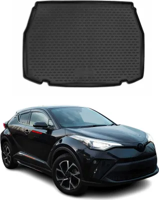 Image de Tapis de coffre pour Toyota C-HR 2016-2024 Caoutchouc TPE noir
