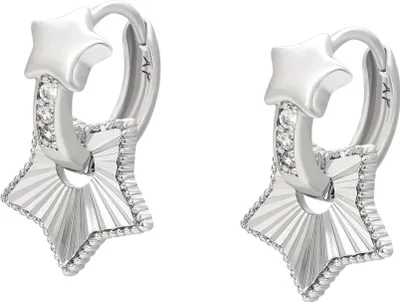 Produktbild von joella damen ohrringe - silber, one size